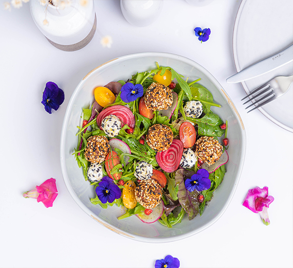 Beetroot Falafel Salad