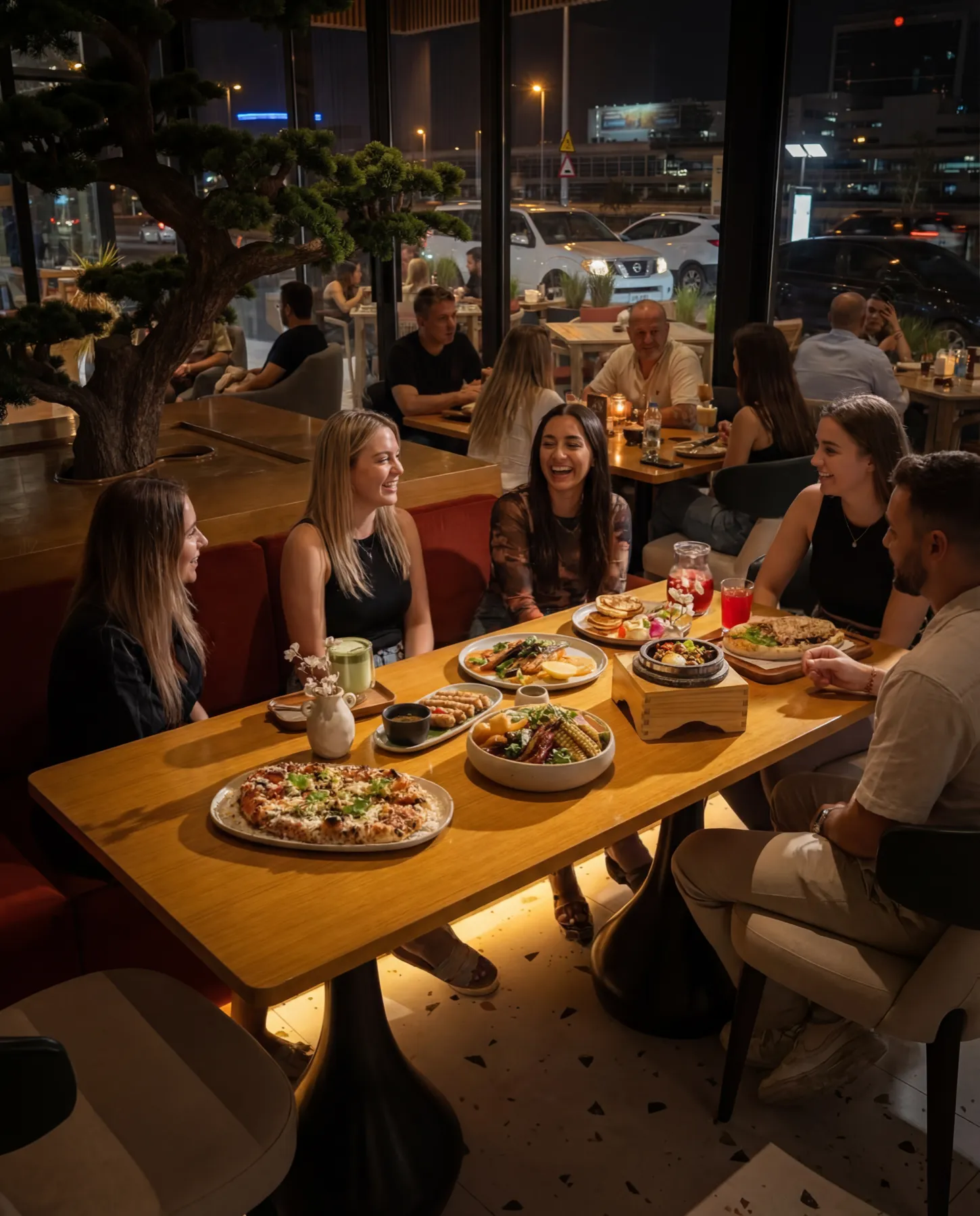 Guests dining at Made Cafe & Eatery